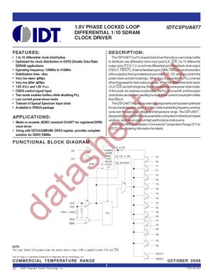 IDTCSPUA877BVG datasheet  
